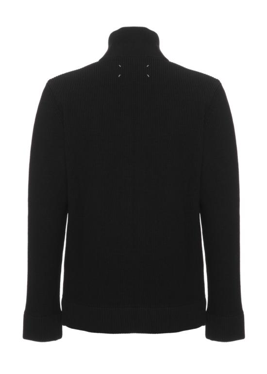26FW 마르지엘라 니트 집업 가디건 SI1HA0013S17781900F Black - MAISON MARGIELA