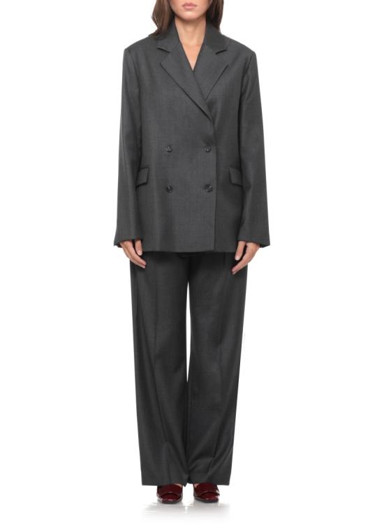 26FW 루루 드 세종 팬츠 SBIRU LDSANTHRACITE MELANGE Grey - LOULOU DE SAISON