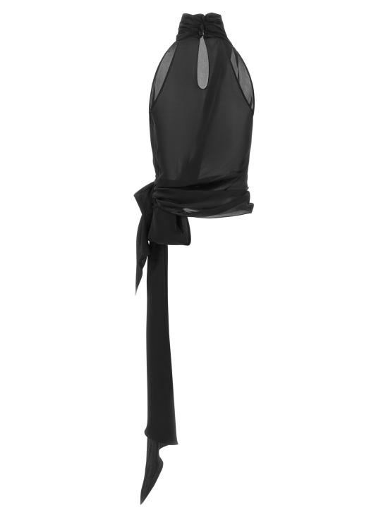 26FW 발망 이브닝 티셔츠 TO00000000700PA Black - BALMAIN