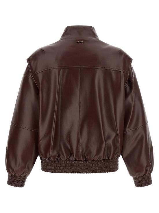 26FW 트윈셋 가죽 자켓 262TT206014057 Brown - TWINSET