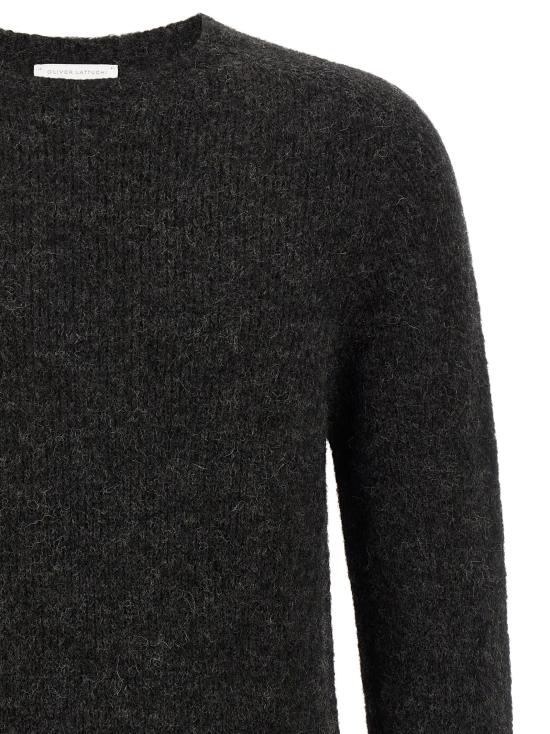 26FW 올리버 라투기 가디건 U230ALCHARCOAL Gray - OLIVER LATTUGHI
