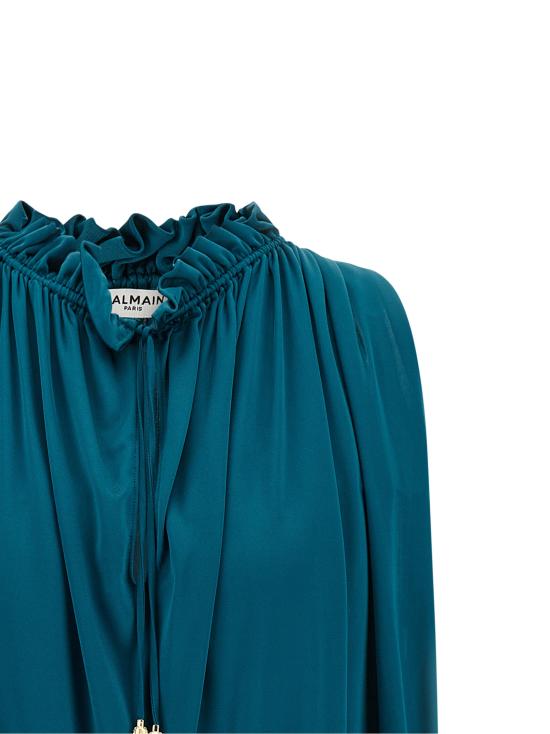 26FW 발망 이브닝 티셔츠 TO0000000044A49 Blue - BALMAIN