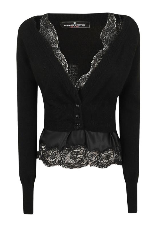 26FW 에르마노 설비노 니트웨어 D492N300 APPYU Black