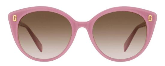  마크제이콥스 안경 마크 제이콥스 오벌 액센트 MJ 1120 S 35 JHA 53mm 플라스틱(아세테이트) 선글라스 핑크 - MARC JACOBS