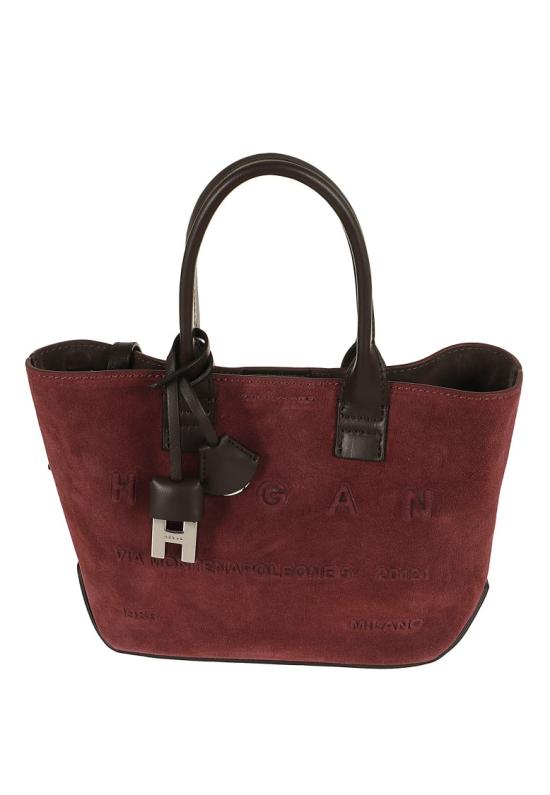 26FW 호간 토트백 KBW01TA4100UGM Burgundy