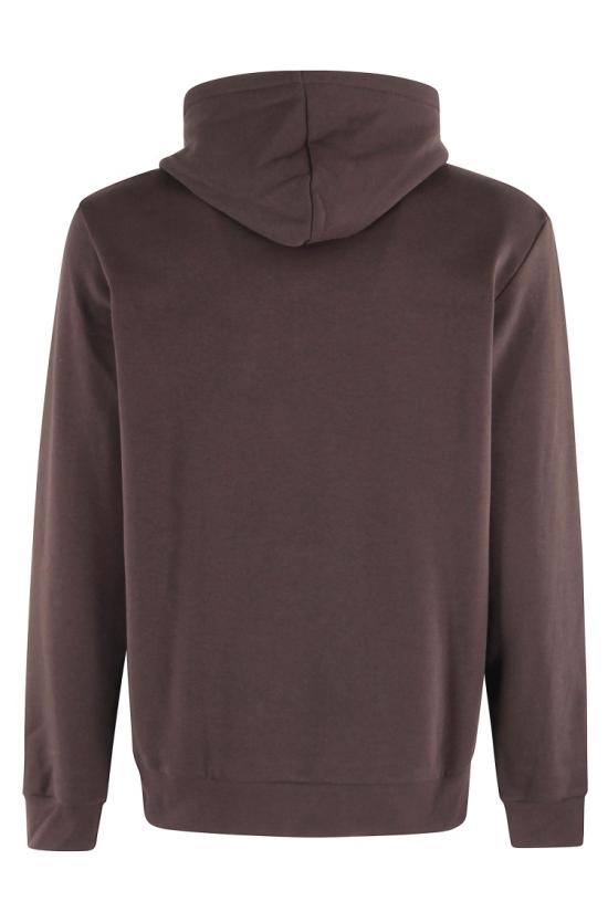 25FW 라코스테 오가닉 코튼 후드 티셔츠 SH9623 097 Brown - LACOSTE