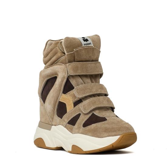 26FW 이자벨마랑 BALSKEE 발스키 웨지 스니커즈 BK0009FAD2E07S Brown - ISABEL MARANT