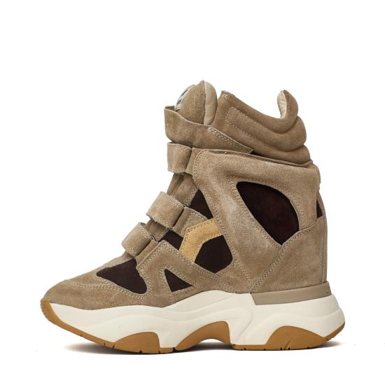 26FW 이자벨마랑 BALSKEE 발스키 웨지 스니커즈 BK0009FAD2E07S Brown - ISABEL MARANT