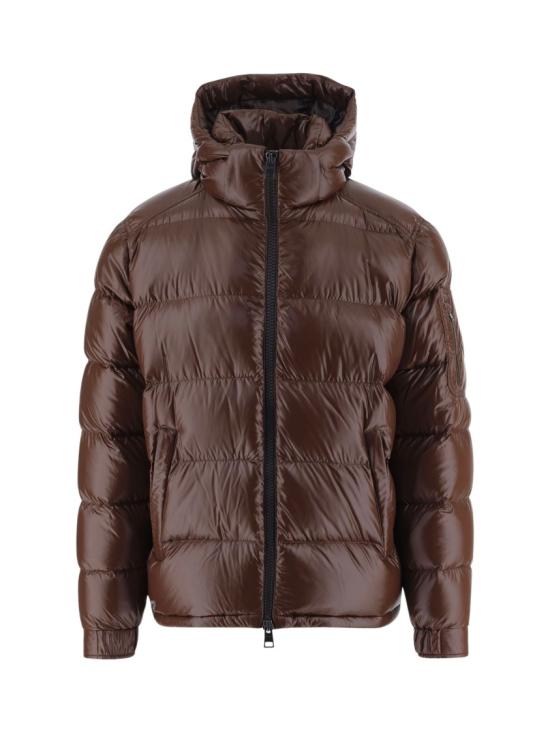 26FW 에르노 마야 후드 쇼트 다운 재킷 PI001416U 12973 Brown