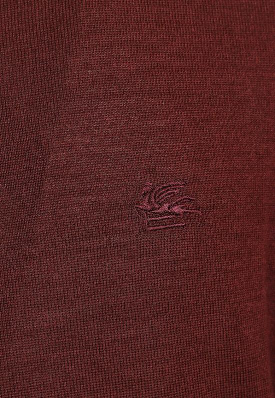 26FW 에트로 니트웨어 MRKF0080 AU12Q Burgundy - ETRO