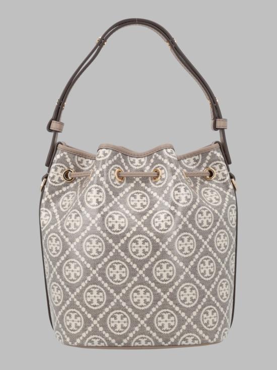  토리버치 가방 T 모노그램 버킷 백 도브 - TORY BURCH