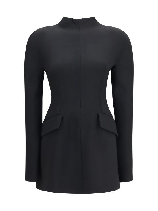 26FW 스포트막스 원피스 2622226032600 003 BLACK