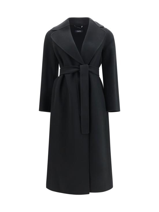 26FW 에스막스마라 카포토 코트 2629016073600 013 BLACK