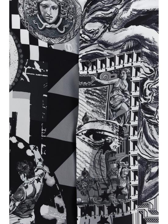 26FW 베르사체 긴팔 셔츠 10274701A19270 5B040 BLACK - VERSACE