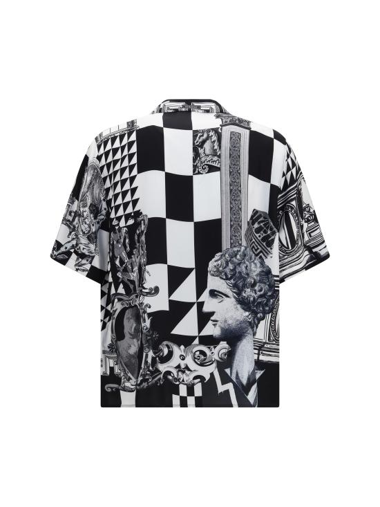 26FW 베르사체 긴팔 셔츠 10274701A19270 5B040 BLACK - VERSACE