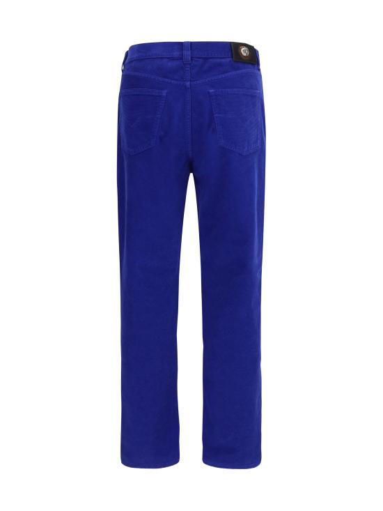 26FW 베르사체 스트레이트 팬츠 10267741A18803 1D870 BLUE - VERSACE
