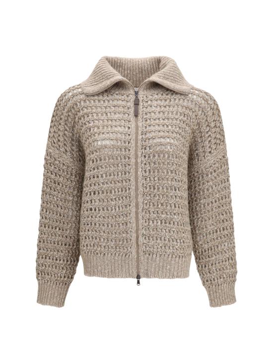 26FW 브루넬로 쿠치넬리 스웨터 MGO378806 CVA05 GREY
