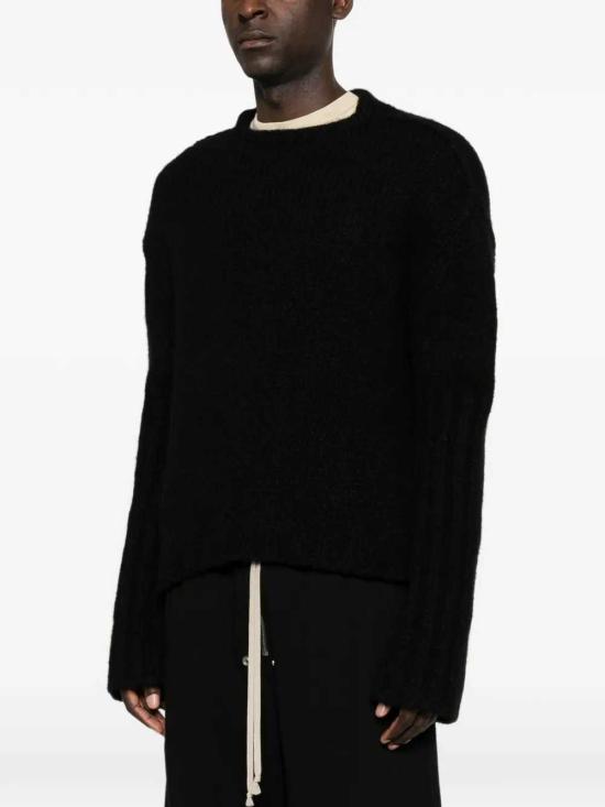 26FW 릭 오웬스 스웨터 RU02F4631KWSSE 09 BLACK - RICK OWENS