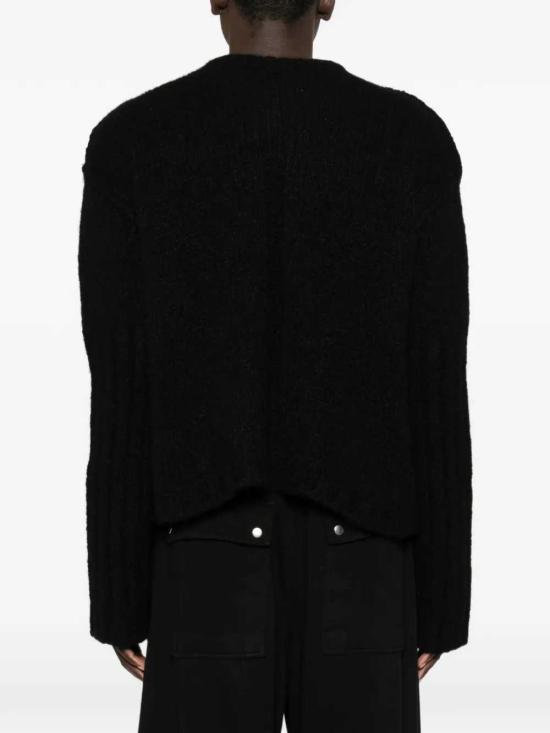 26FW 릭 오웬스 스웨터 RU02F4631KWSSE 09 BLACK - RICK OWENS
