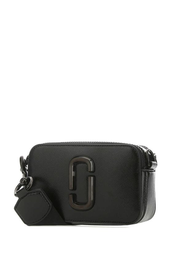  마크제이콥스 크로스백 마크 제이콥스 스몰 더 스냅샷 가죽 크로스바디 백 블랙 - MARC JACOBS