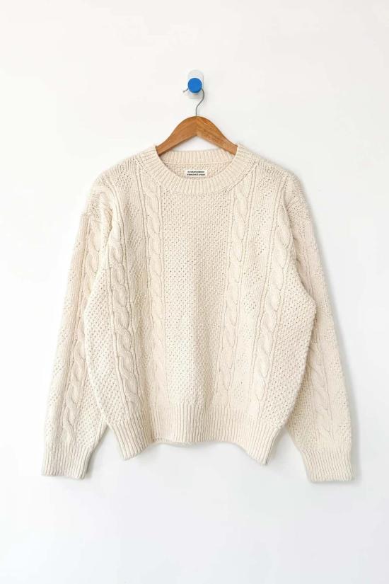  르 본 숍 스웨터 르봉 쇼페 코튼 피셔맨 - LE BON SHOPPE