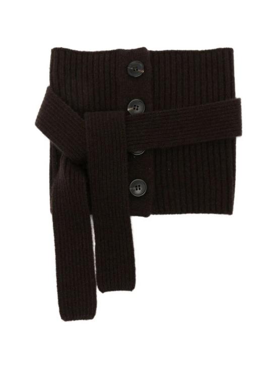 26FW 드리스 반 노튼 머플러/스카프 262 022201 4705 704 DARK BROWN