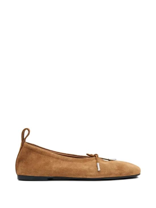 26FW 알로하스 플랫 슈즈 S101273 02 SUEDE TAN