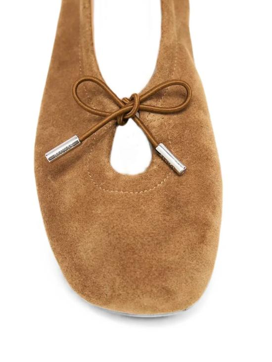 26FW 알로하스 플랫 슈즈 S101273 02 SUEDE TAN - ALOHAS