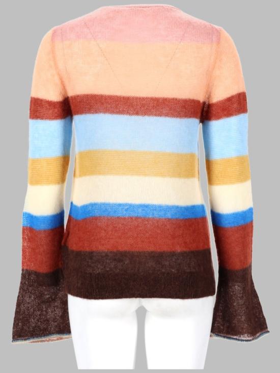  폴 스미스 스웨터 스트라이프 점퍼 멀티컬러 - PAUL SMITH