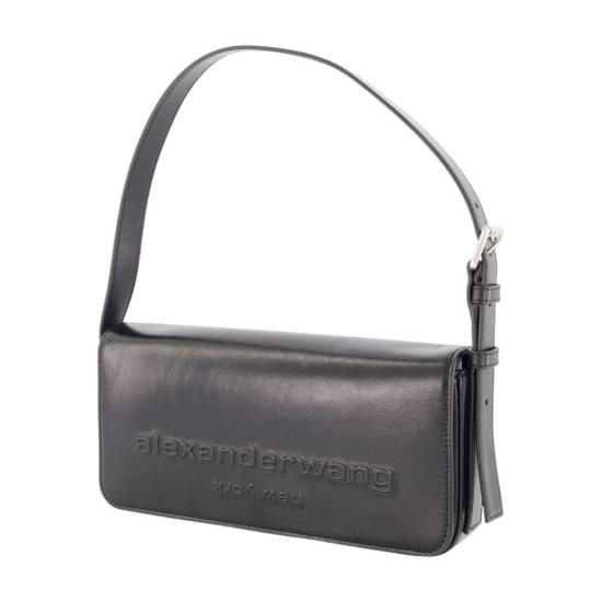  알렉산더 왕 가방 펀치 플랩 숄더백 블랙 - ALEXANDER WANG