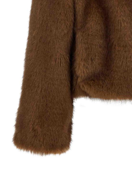 26FW 비비 쿠튀르 무스탕 FARRAHFIRSTJACKETMINK BROWN - B&B COUTURE