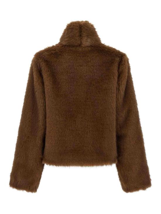 26FW 비비 쿠튀르 무스탕 FARRAHFIRSTJACKETMINK BROWN - B&B COUTURE