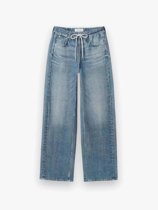  랙앤본 데님 팬츠 Rag & Bone Rb Miramar 드로스트링 와이드 레그 팬츠 엘리스