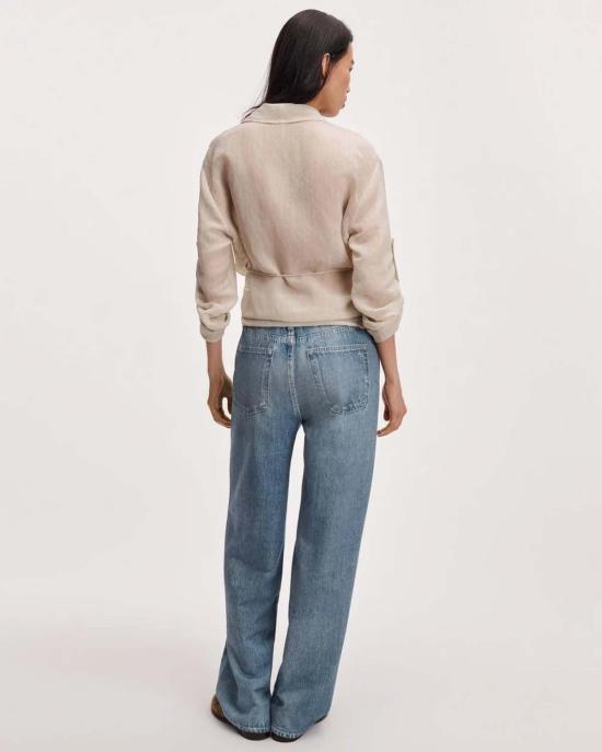  랙앤본 데님 팬츠 Rag & Bone Rb Miramar 드로스트링 와이드 레그 팬츠 엘리스 - RAG & BONE