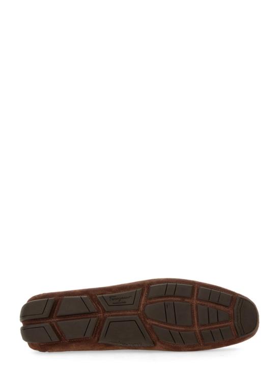  살바토레 페라가모 로퍼 페라가모 모카신 오너먼트 간치니 스플릿 카프  브라운 - SALVATORE FERRAGAMO