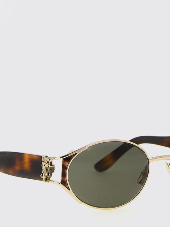 26FW 생로랑 오벌 프레임 선글라스 A003D4Y9968 8039 Brown - SAINT LAURENT