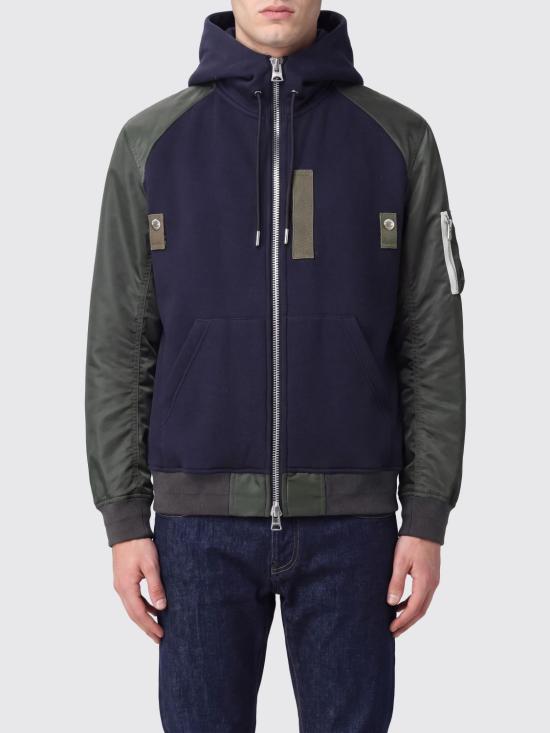 26FW 사카이 긴팔 티셔츠 2604136M 233 Navy