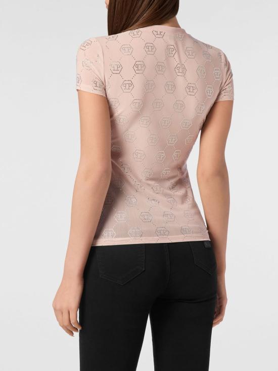 26FW 필립 플레인 반팔 티셔츠 PAECWTK3702PTE003N 62 Pink