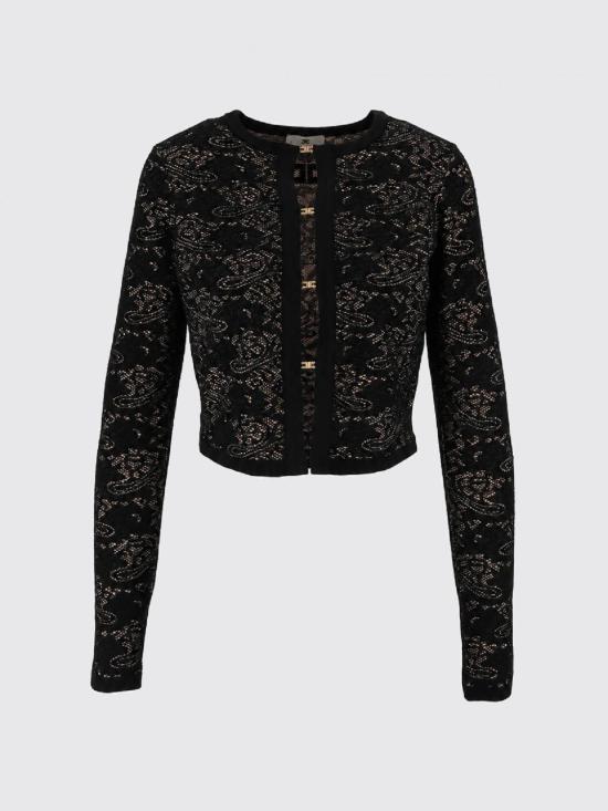 26FW 엘리자베타프랜치 스웨터 MK29Q66E2 FR9 Black - ELISABETTA FRANCHI