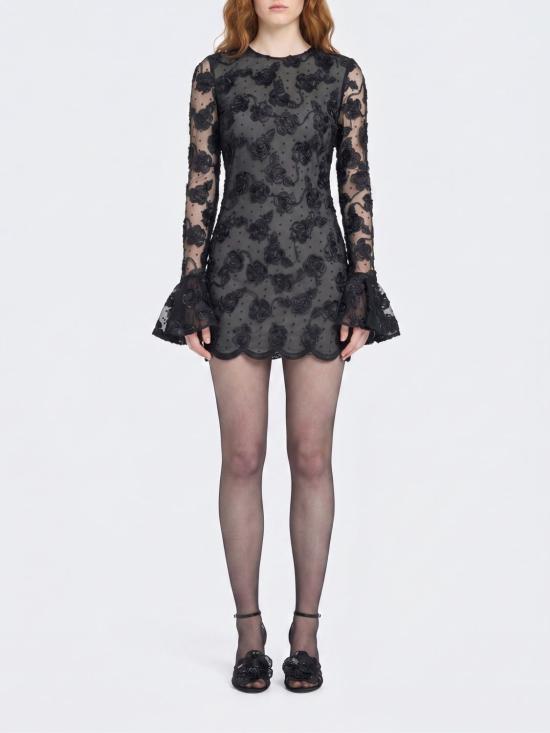 26FW 로테이트 롱 원피스 116650100 100 Black