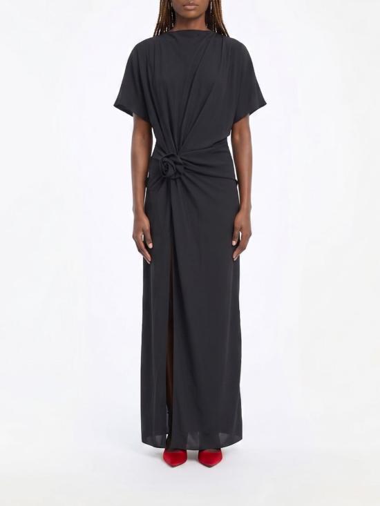 26FW 로테이트 롱 원피스 116643100 100 Black