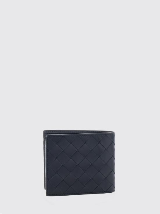 26FW 보테가베네타 인트레치아토 반지갑 743211VCPQ4 8838 Blue - BOTTEGA VENETA