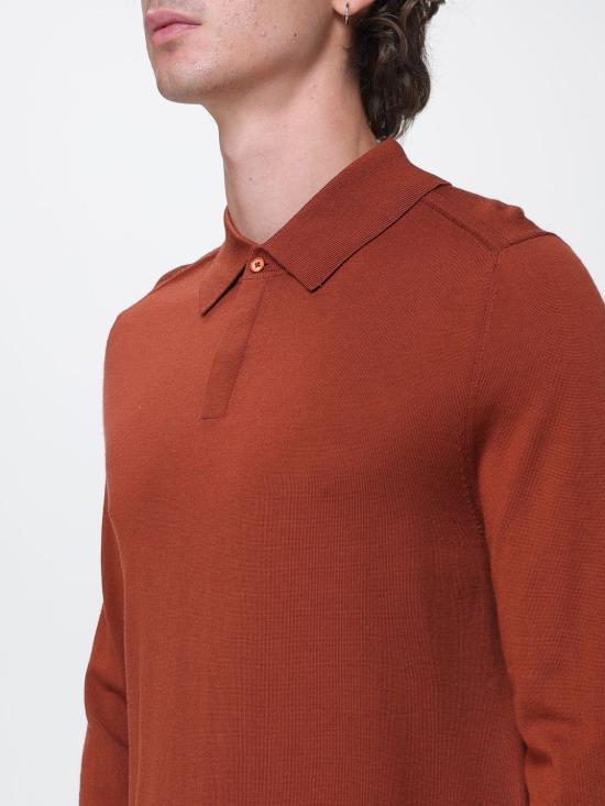 26FW 폴 스미스 폴로 티셔츠 M1R973ZW03154 19 Rust - PAUL SMITH