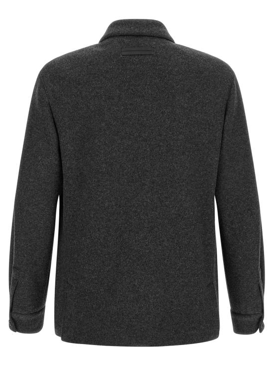26FW 에르메네질도제냐 긴팔 셔츠 450C11A41DHAQ07 Gray - ERMENEGILDO ZEGNA