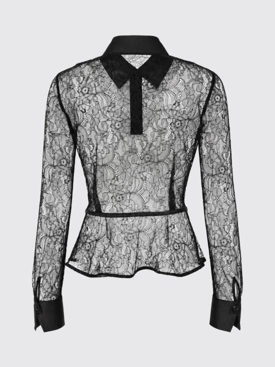 26FW 엘리자베타프랜치 셔츠 CA17966E2 110 Black - ELISABETTA FRANCHI