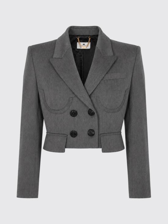 26FW 엘리자베타프랜치 자켓 GI25466E2 431 Grey - ELISABETTA FRANCHI
