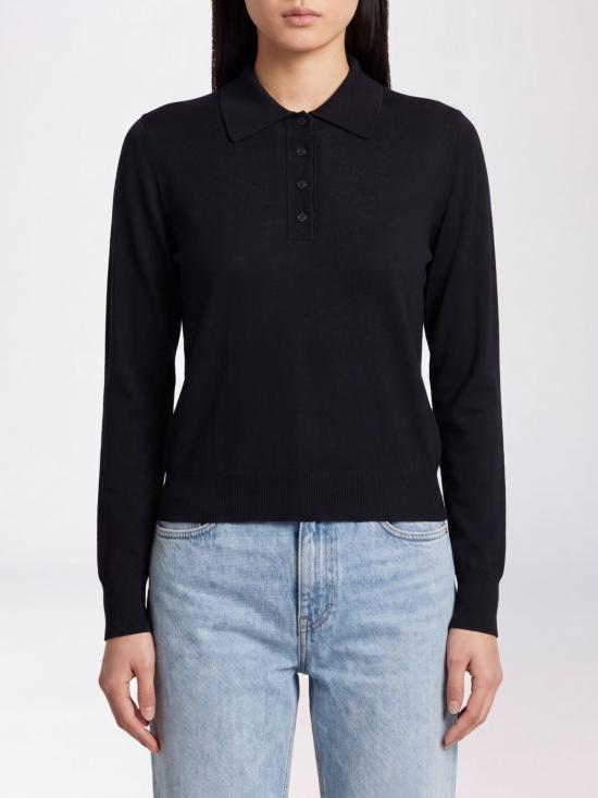 26FW 골든구스 폴로 티셔츠 GWP01354P00104190100 Black