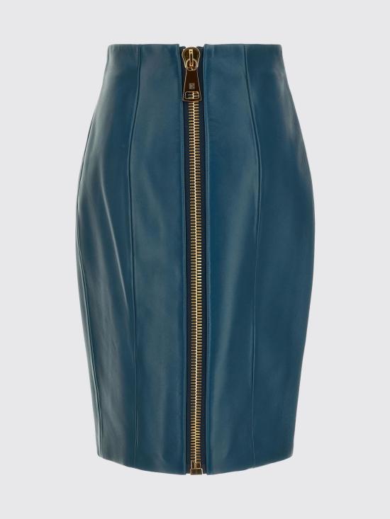 26FW 발망 스커트 HF1LC266LE35 6HR Blue - BALMAIN