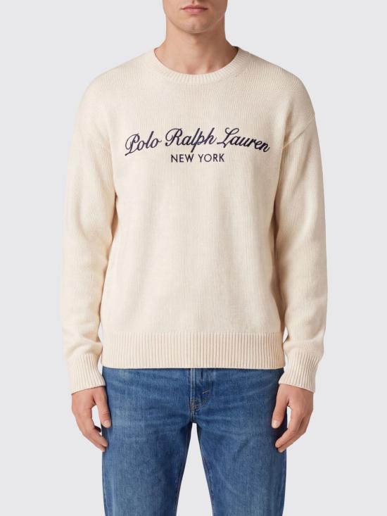 26FW 폴로 랄프로렌 스웨터 710B26782 001 Yellow Cream