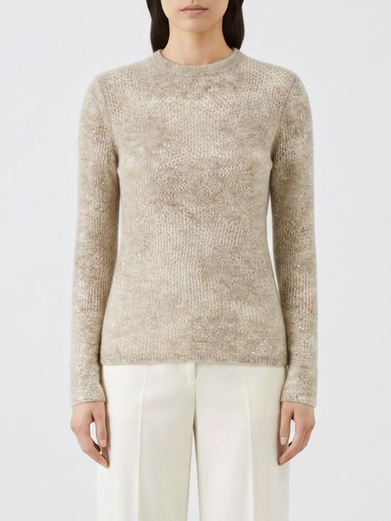 26FW 브루넬로 쿠치넬리 스웨터 MFA790100 C9984 Beige
